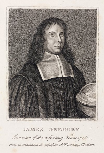 James Gregory , skotsk matematiker, ca 1670 av Unbekannt