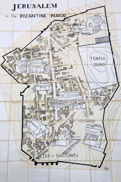 Jerusalem i den bysantinske perioden, Jerusalem, Israel av Unbekannt