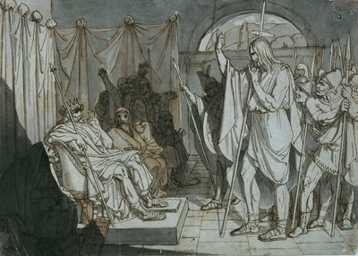 Døperen Johannes før Herodes av Unbekannter Künstler