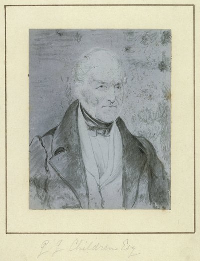 John George Children, engelsk vitenskapsmann, ca 1841 av Unbekannt