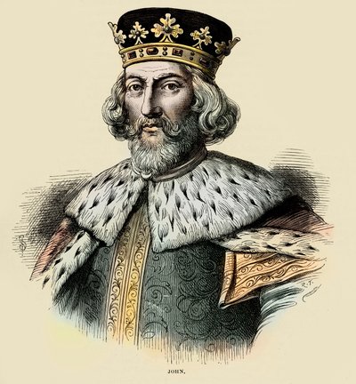 John I, konge av England (gravering) av Unbekannter Künstler