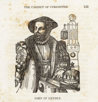 John of Leiden, nederlandsk anabaptistleder av Unbekannter Künstler