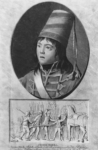Joseph Bara eller Barra (1779 - 1793), fransk soldat. av Unbekannt