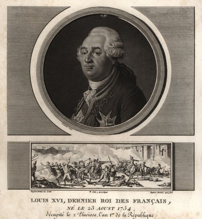 Kong Ludvig XVI, siste konge av franskmennene av Unbekannt