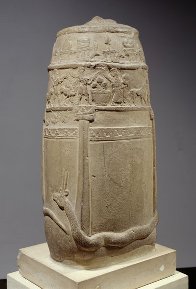 Kudurru, Kassite charter for tildeling av land, uferdig, ca. 1200 f.Kr. (kalkstein) av Unbekannt