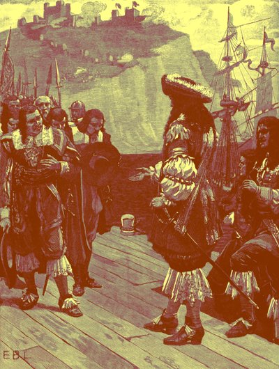 Landing av Charles II ved Dover av Unbekannter Künstler