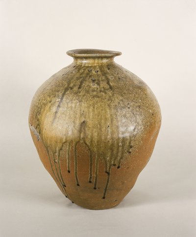 Stor krukke, Tamba-varer, Muromachi-perioden, 1400-1500-tallet av Unbekannt