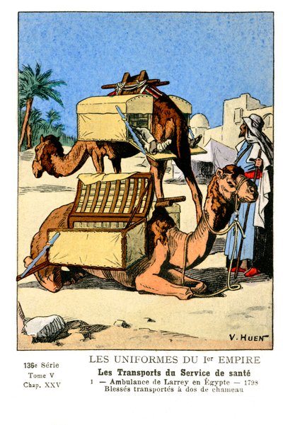 Larreys ambulanse, Egypt av Unbekannter Künstler