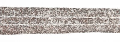 Senmiddelaldersk bredsverd, med tidligere vikingblad og bærende våpen til De Bohun-familien, Earls of Hereford og Essex, 11. - 14. århundre av Unbekannt