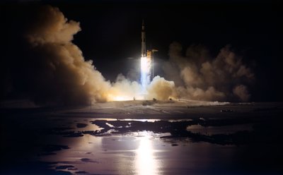 Lansering av Apollo 17 månelandingsoppdraget av Unbekannt