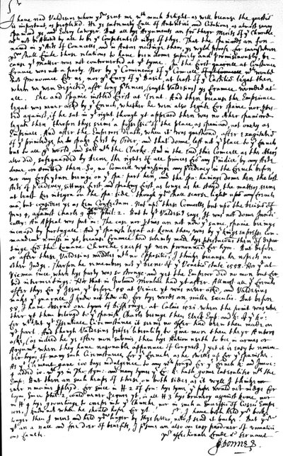 Brev skrevet av John Donne til Sir Robert Cotton, og returnerte, med kritikk, en kopi av avhandlingen 