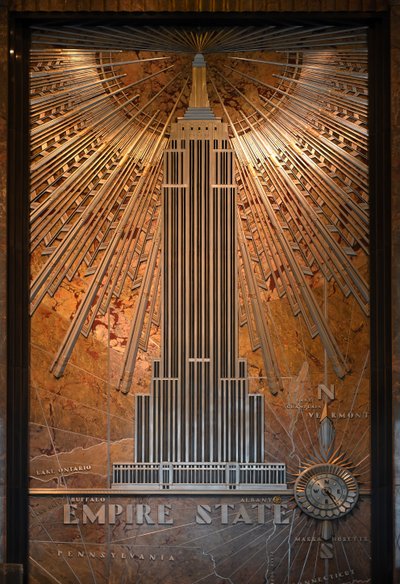 Bilskilt til Empire State Building, New York City, USA (bilde) av Unbekannt