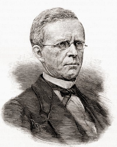 Lyman Trumbull, fra The Century Magazine, utgitt 1887 (gravering) av Unbekannter Künstler