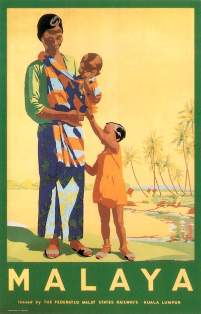 Malaya, av Federates Malay States Railways av Unbekannter Künstler
