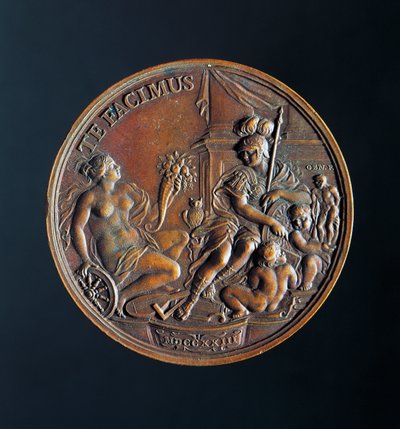 Medalje av Doge Alvise III Sebastiano Mocenigo (1662-1732) av Benjamin Baud