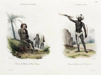 Menn fra New Ireland og Fiji av Unbekannt