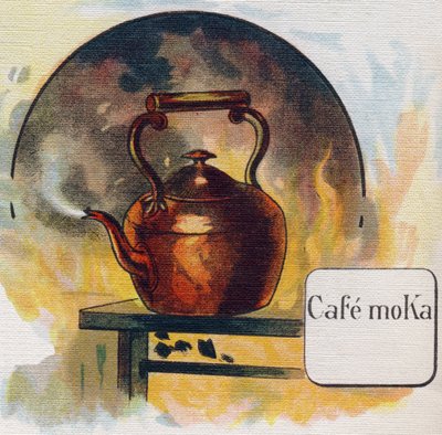 Moka kafé. Gravering i "ABC L