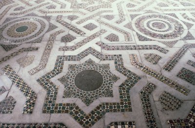 Mosaikkgulv i Monreale-katedralen, Sicilia (bilde) av Unbekannt