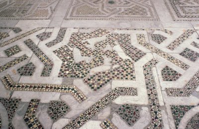 Mosaikkgulv i Monreale-katedralen, Sicilia (bilde) av Unbekannt
