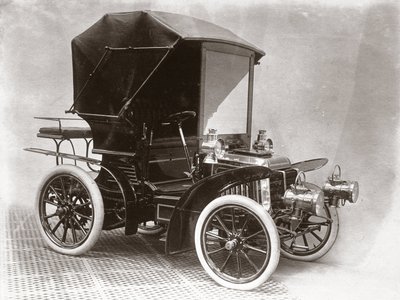 Bil på C S Rolls & Cos stand, Agricultural Hall, London av Unbekannt