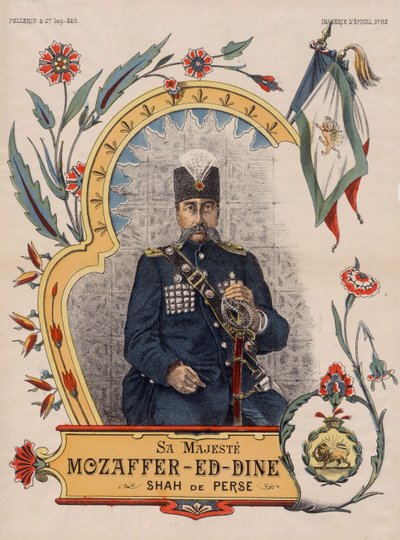 Mozzafar-al-Din Shah ow Mozzaffaredin Shah - Muzaffar ad-din Shah Qajar av Unbekannt