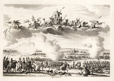 Napoleon Bonaparte, den franske republikkens første konsul, kommanderte den franske hæren i slaget ved Marengo av Unbekannt