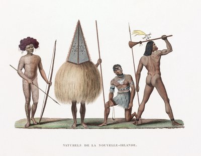 'innfødte' fra New Ireland (nå Papua Ny-Guinea) av Unbekannt