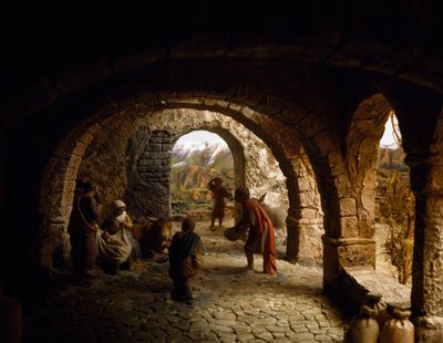 Nativity, Nativity Diorama, Spania, 1900-tallet av William M. Timlin