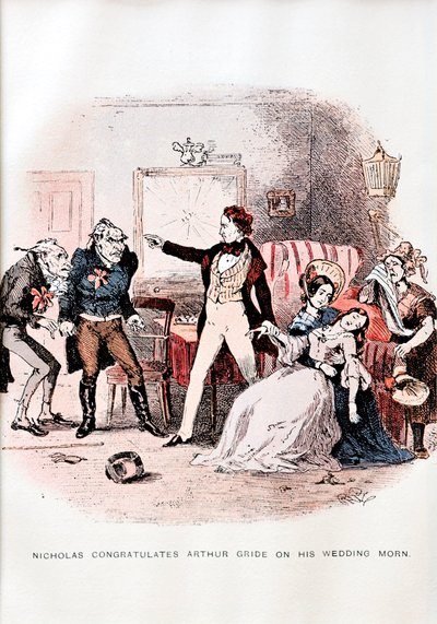 Nicholas Nickleby av C. Dickens - illustrasjon av Unbekannt