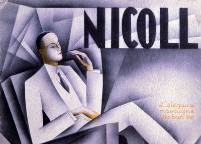 Nicoll, menns eleganse i god smak, ca. 1930 (trykk) av Unbekannter Künstler