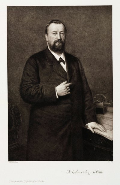 Nikolaus August Otto, tysk ingeniør, ca 1870-årene av Unbekannt