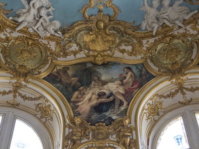 Nymfer som fjerner Psyches kropp fra vannet. Maleri av Charles Joseph Natoire (1700-1777) av Unbekannt