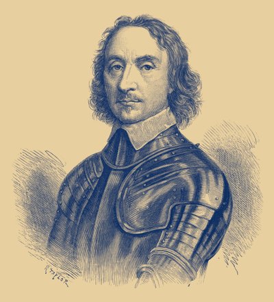 Oliver Cromwell av Unbekannter Künstler