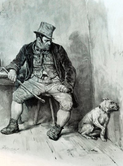 Oliver Twist, av Charles Dickens - illustrasjon av Unbekannter Künstler