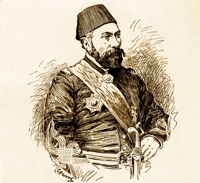 Osman Pasha (Forsvareren av Plevna) av Unbekannter Künstler