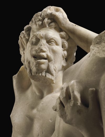 Pan og Hermafroditt, ca. 1. århundre e.Kr av Unbekannt