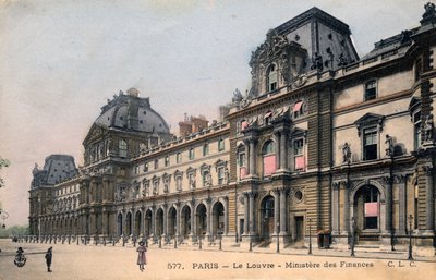 Paris, Frankrike: Louvre, Finansdepartementet av Unbekannter Künstler