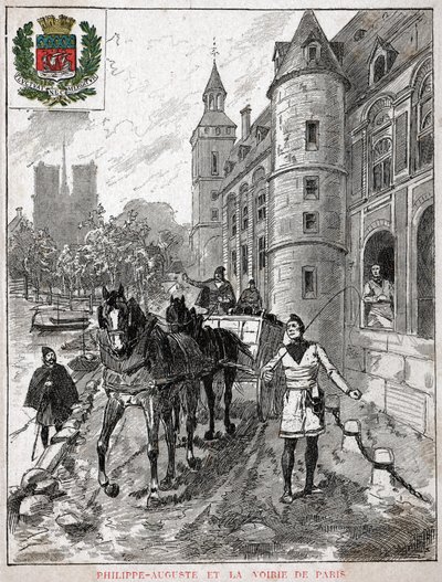 Philippe Auguste. Filip II av Frankrike. av Nicolas Liez