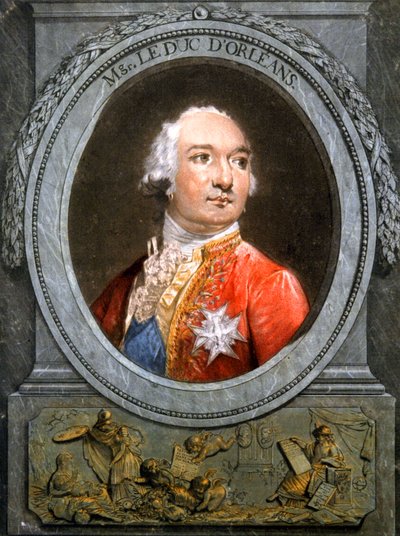 Philippe Egalite, ca. 1789 (gravering) av Unbekannter Künstler