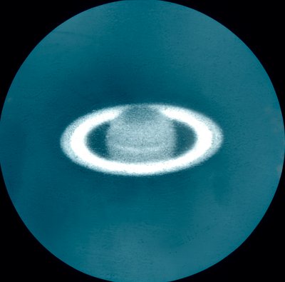 Planeten Saturn. av Unbekannter Künstler