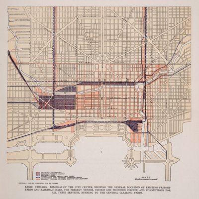 Plate LXXIV fra Plan of Chicago av Unbekannt