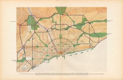 Plate XLIV fra Plan of Chicago av Unbekannt