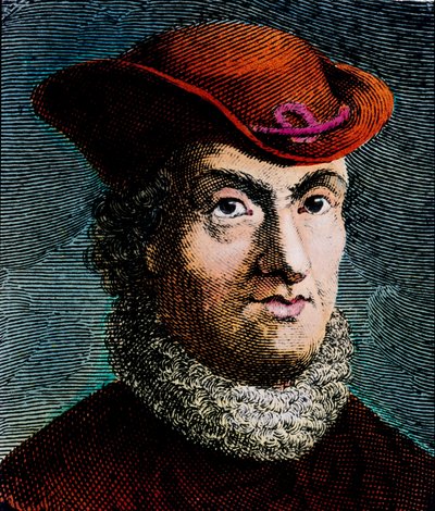 Portrett av Baruch Spinoza, nederlandsk filosof (gravering) av Unbekannter Künstler