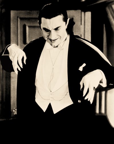 Portrett av Bela Lugosi, ca. 1930 (sepia-bilde) av Unbekannt
