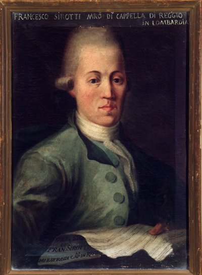 Portrett av Francesco Sirotti (maleri) av Unbekannter Künstler