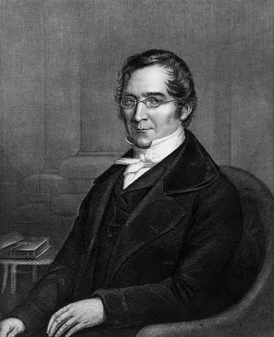 Portrett av Joseph Louis Gay-Lussac (1778-1850), fransk kjemiker og fysiker, gravering av William M. Timlin