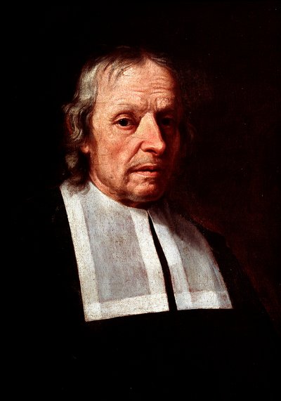 Portrett av Marcello Malpighi, italiensk lege og biolog (maleri) av Unbekannter Künstler
