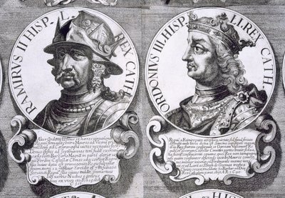 Portretter av Ramiro II og Order III av Unbekannt