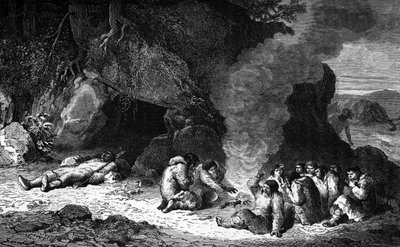 Forhistorie: begravelsesbankett av Unbekannter Künstler