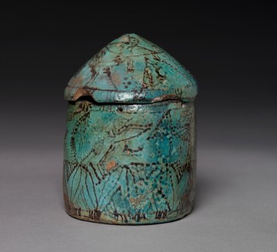 Pyxis med lokk, sent mellomrike til tidlig nye rike, ca. 1901-1525 f.Kr. av Unbekannt